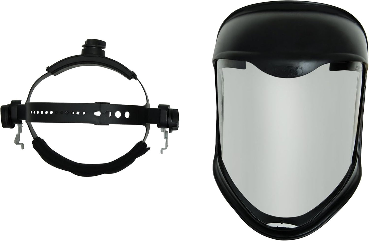 Honeywell Uvex Bionic Face Shield with Clear Polycarbonate Visor and Anti-Fog/Hard Coat (S8510)
