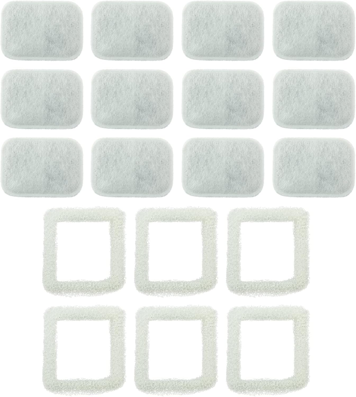 PET STANDARD Water Filters, Compatible with iPettie® Tritone Ceramic Fountain, Pack of 12