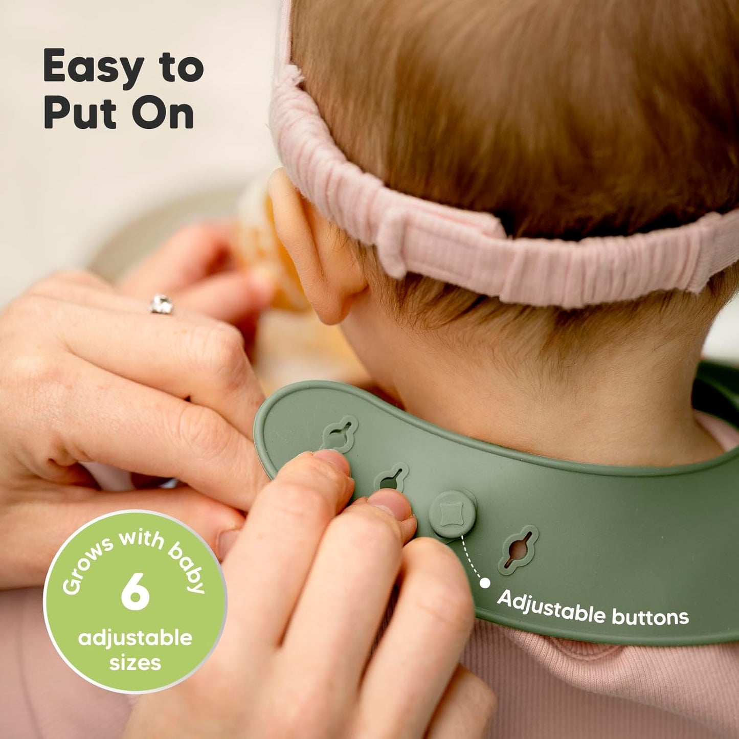 KeaBabies 2-Pack Silicone Bibs for Babies, Toddlers Girl, Boy – Sturdy Food-Grade Baby Bibs for Eating, Large Food Catcher, Clean & Put On Easily, Waterproof Toddler Feeding Essentials (Slate)