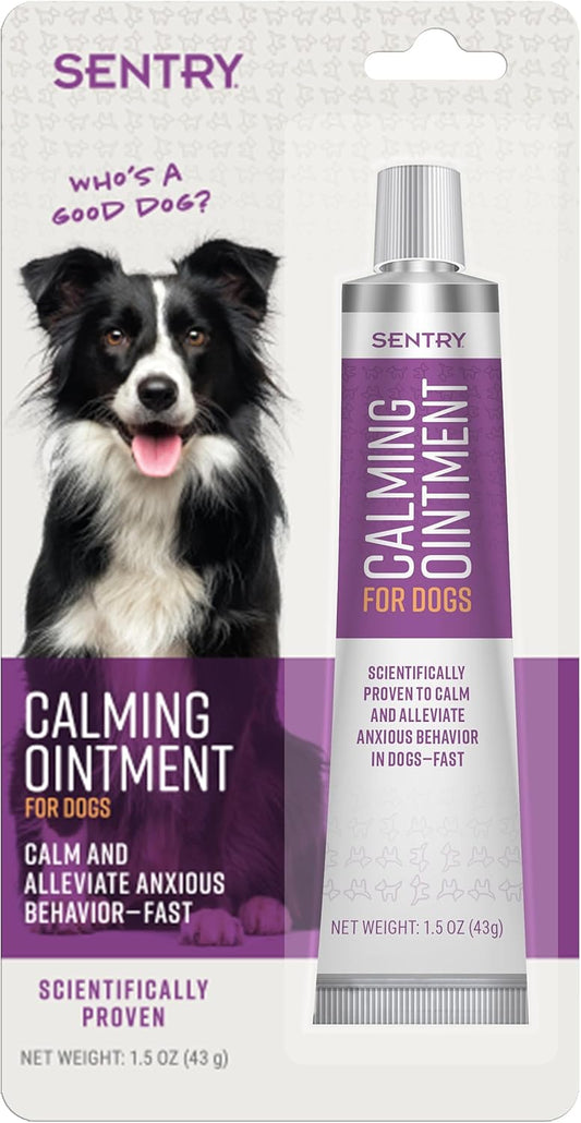 SENTRY Calming Ointment for Dogs, Fast-Acting Pheromone Solution to Reduce Stress for Anxious Dogs, 1.5 oz