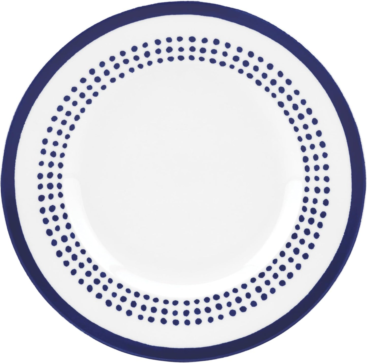Kate Spade New York Charlotte Street West 16-Piece Dinnerware Set, 15.75 LB, Blue