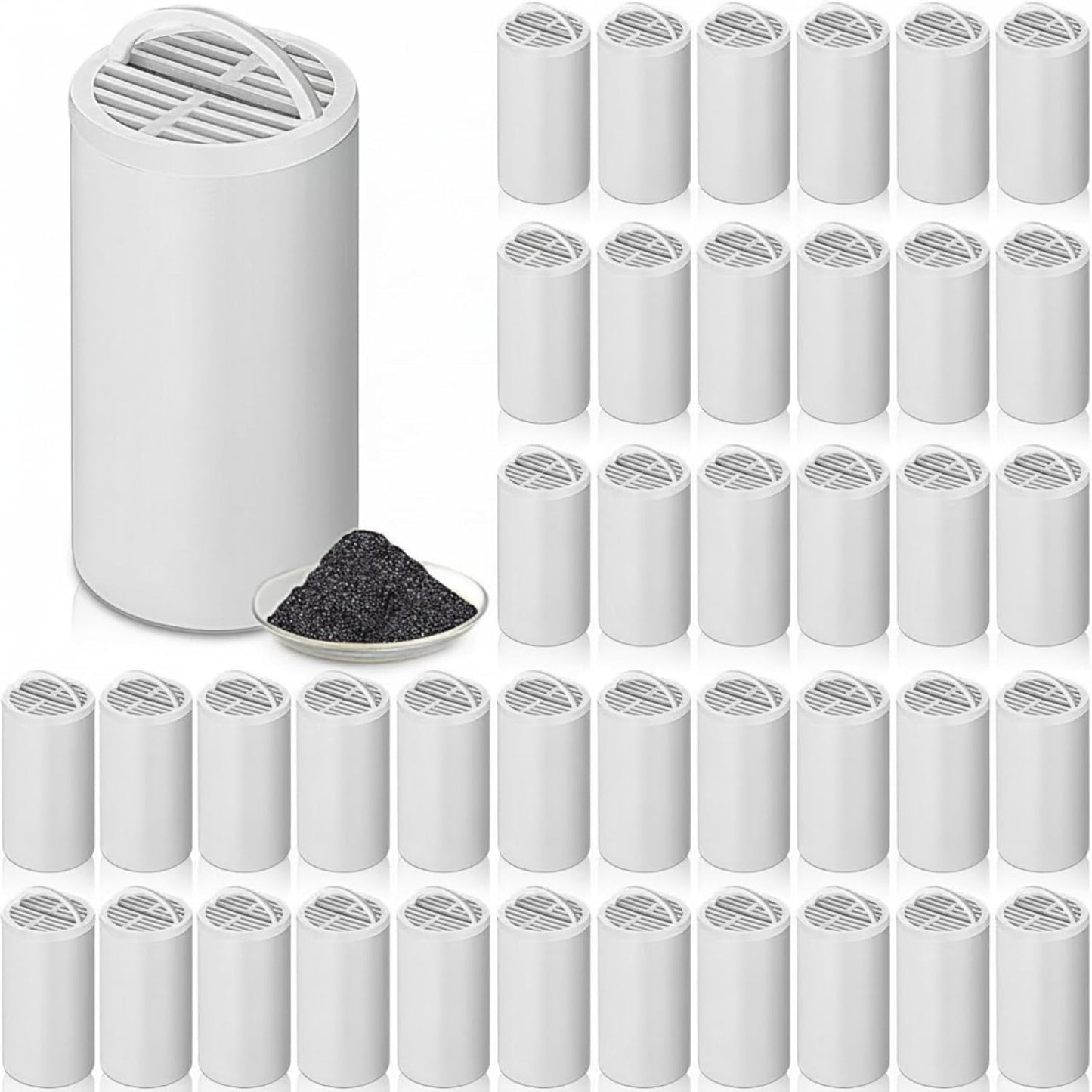 Sweetude 36 Pack Pet Charcoal Filters Pet Fountain Filter Replacement Charcoal Water Filter Compatible with Drinkwell 360 and Drinkwell 360 Stainless Steel Multi Fountain for Dog Cat
