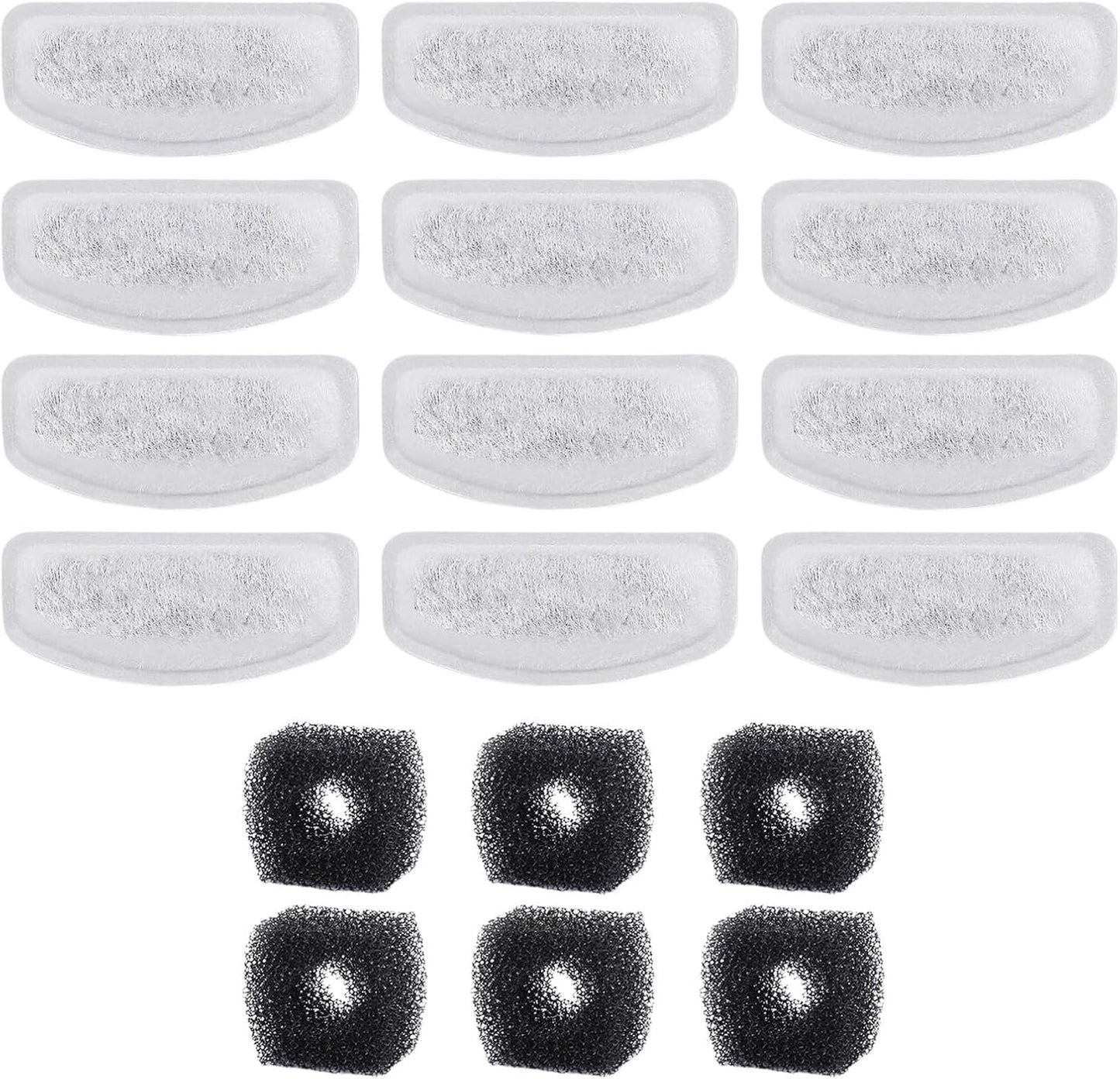 18pcs Universals Cats Fountains Drinking Fountains Activated Pad for Purified Water Cats Healths Water Filter