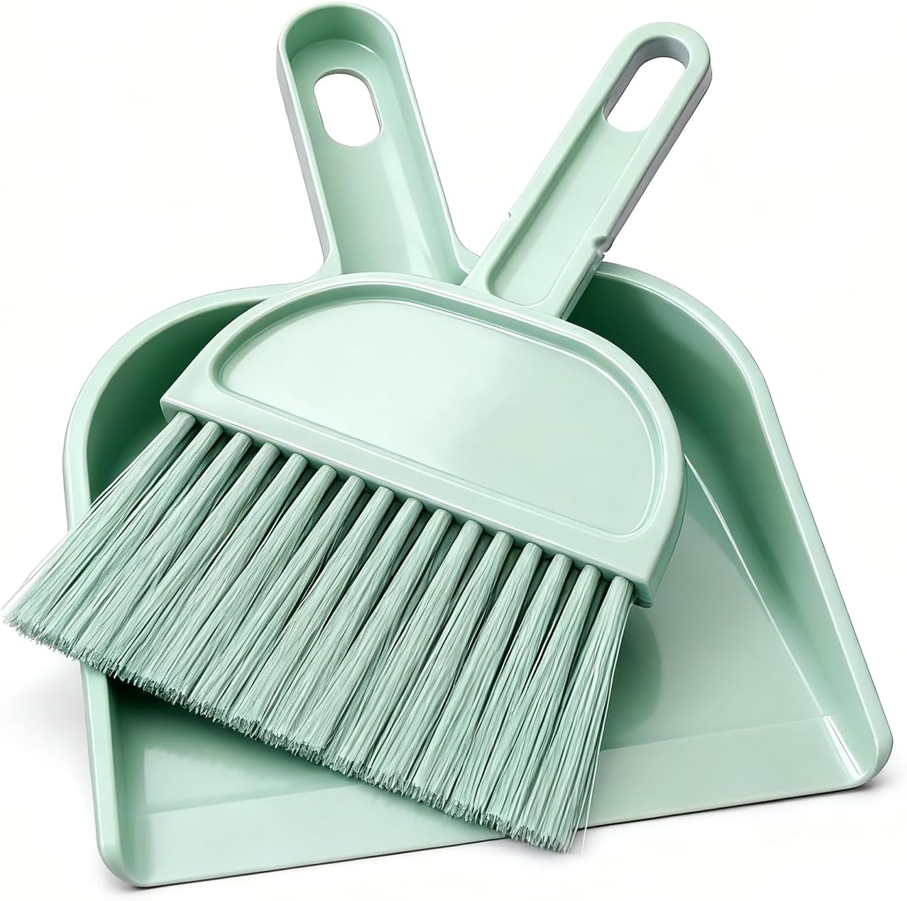 Rypet Cage Cleaner for Guinea Pigs, Hamsters, Chinchillas, Rabbits, Reptiles, Hedgehogs and Other Small Animals - Mini Dustpan and Brush Set Cleaning Tool for Animal Waste (1 Pack)