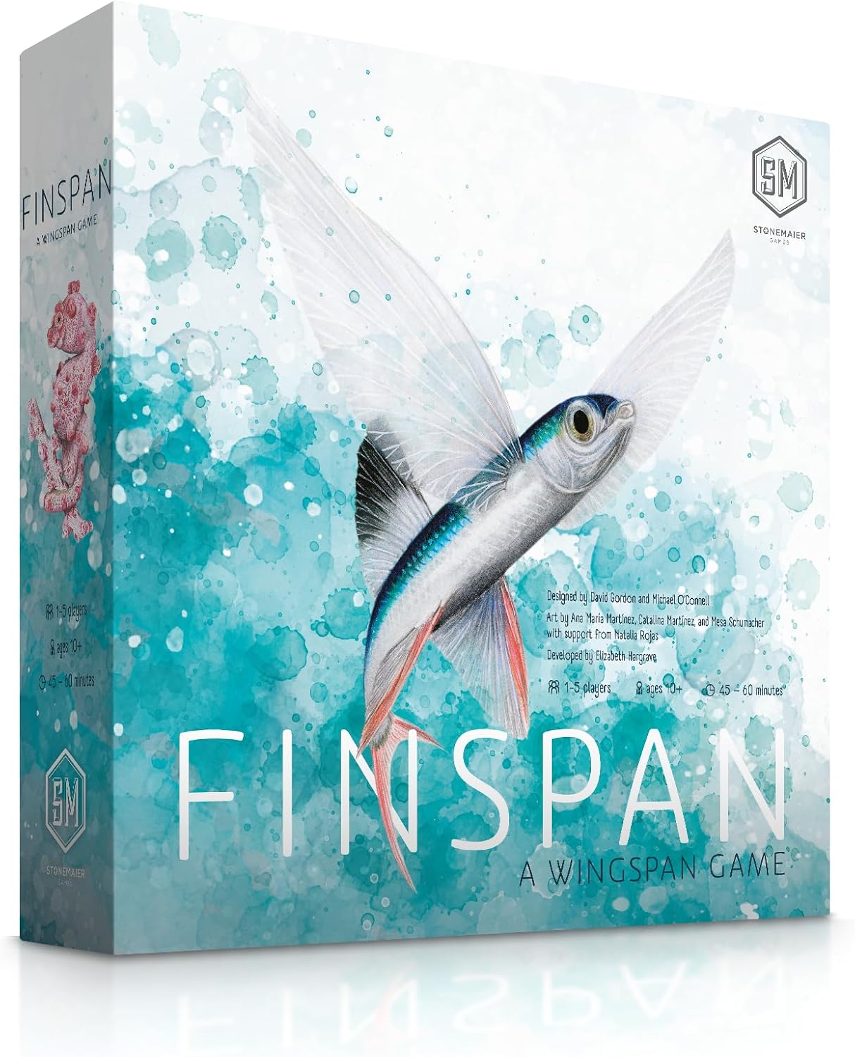 Stonemaier Games: Finspan - A Wingspan Game by David Gordon & Michael O’Connell | A Relaxing Strategy Board Game About Collecting Fish and Ocean Diving for Adults and Family | 1-5 Players, 60 Mins