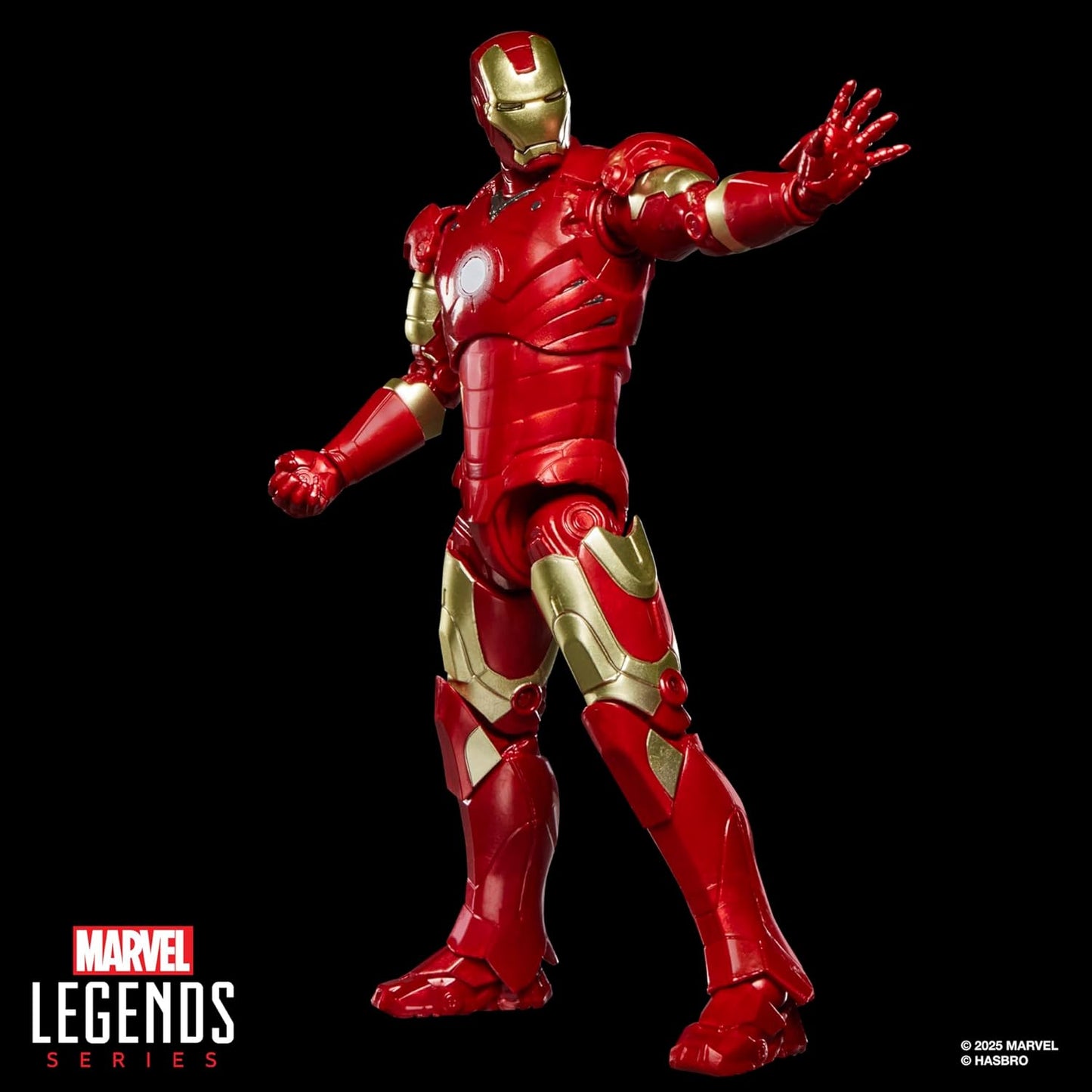 Marvel Legends Series Iron Man Mark III, Iron Man Movie Collectible 6-Inch Scale Action Figure Toy