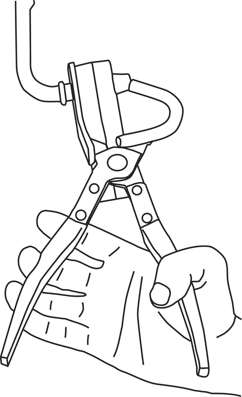 Lisle 38350 Exhaust Removal Pliers