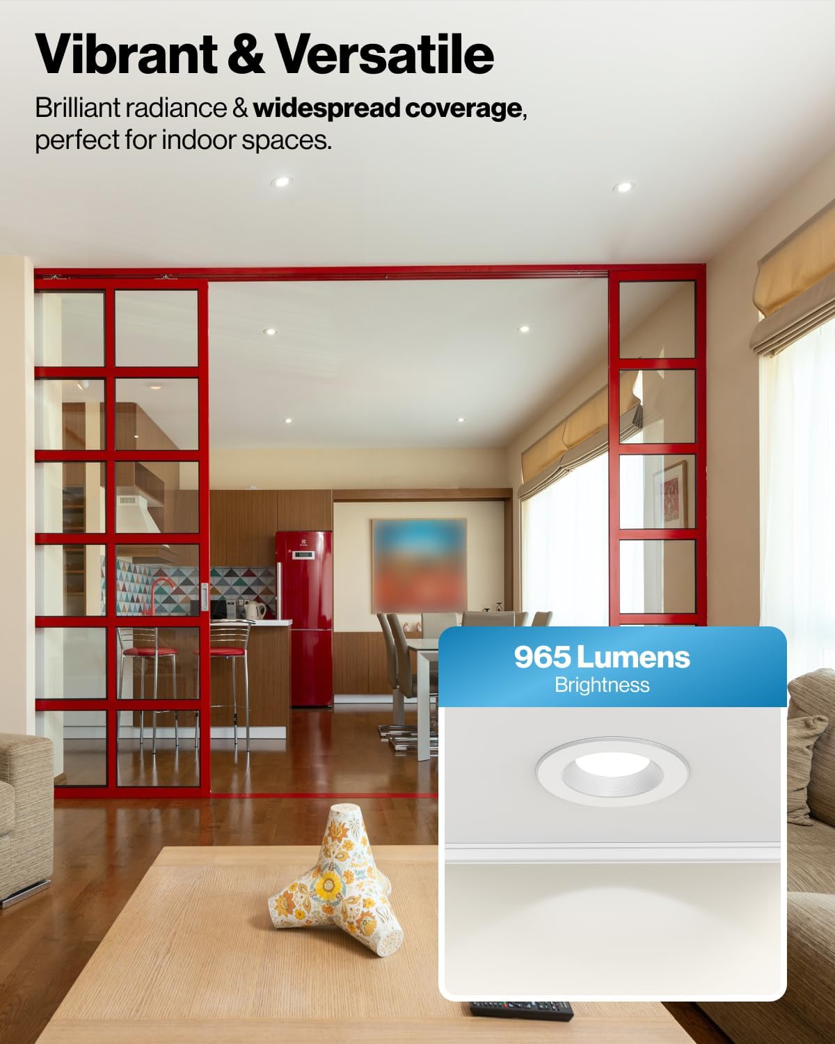 Sunco 24 Pack 4 Inch LED Recessed Lights, Retrofit Can Lighting, 660 LM, 11W (40W Equivalent), Selectable CCT 2700K/3000K/3500K/4000K/5000K, Dimmable, Baffle Trim, Replacement Conversion Kit UL