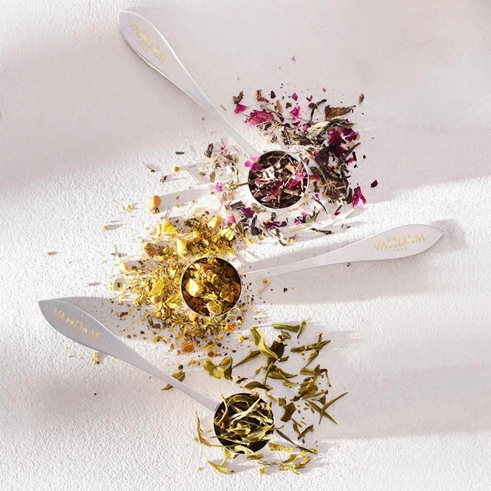 VAHDAM Perfect Measure Loose Leaf Tea Spoon | Premium Quality Stainless Steel Tea Scoop | Perfect Measuring Teaspoons To Brew 1 Cup Of Loose Leaf Tea & Matcha