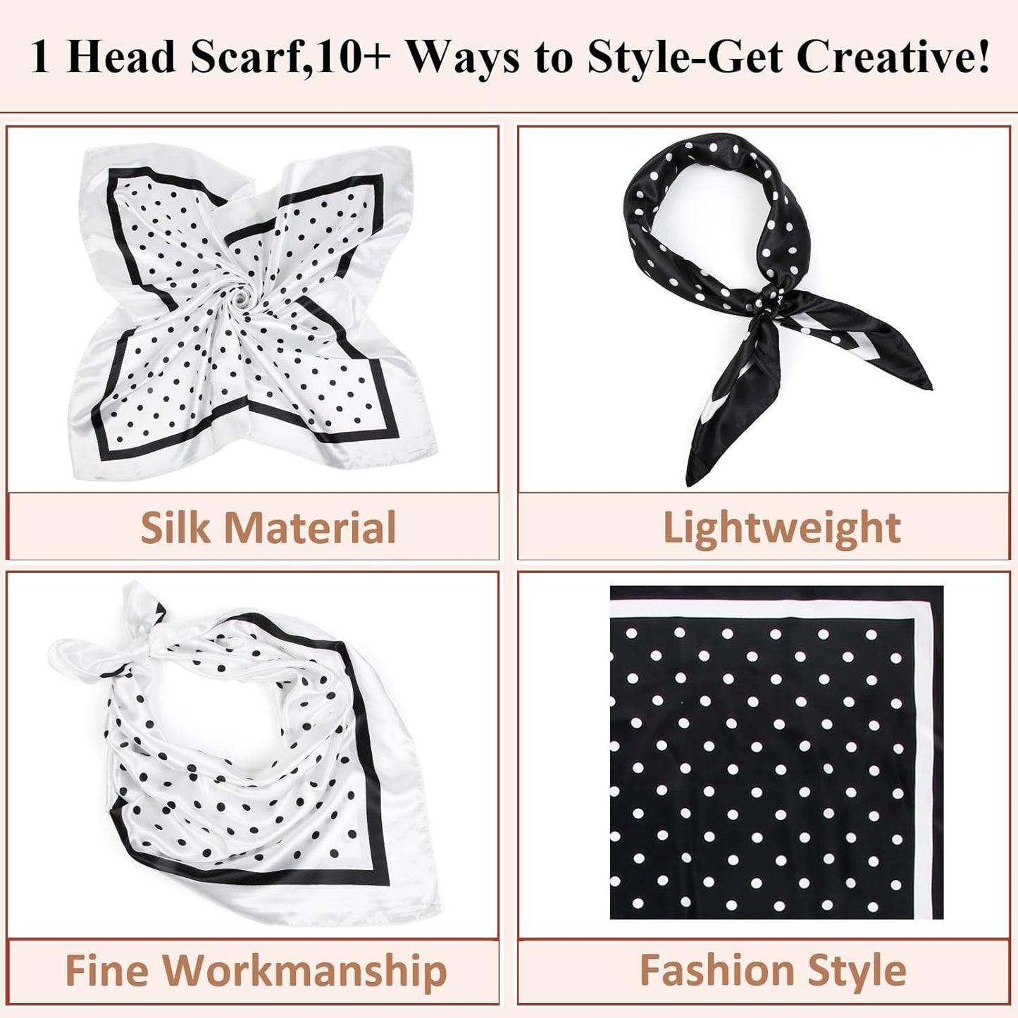 Head Scarf for Women Red Silk Bandana Pirate Costume Accessories, Pirate Head Scarf for Hair Wrapping and Sleeping 35 Inches