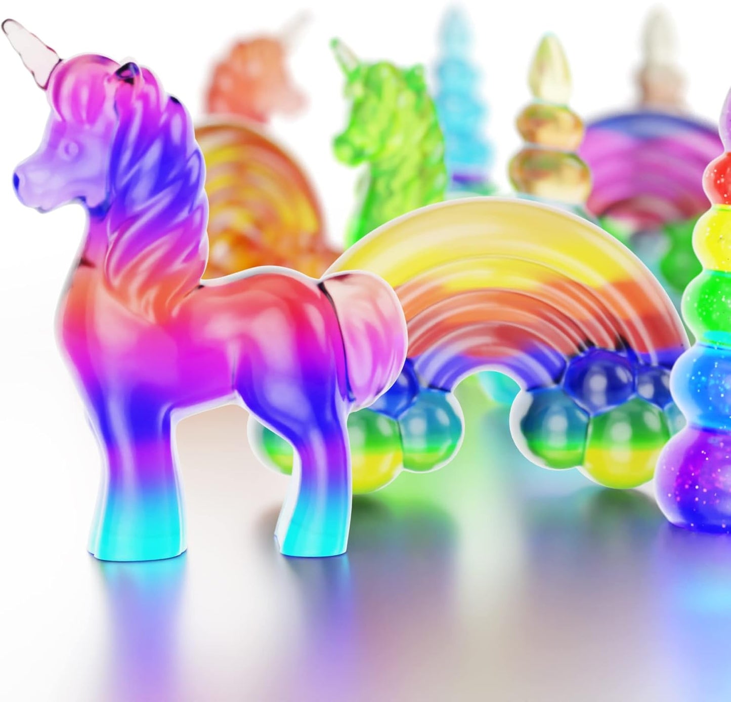 Dan&Darci Unicorn Soap Making Kit - Girls Easter Crafts DIY Project Age 6+ Year Old Kids - Unicorn Girl Gifts - Science Activity Teenage Gift - Make Your Own Soap - Craft Toys Ages 6 7 8 9 10 11 12