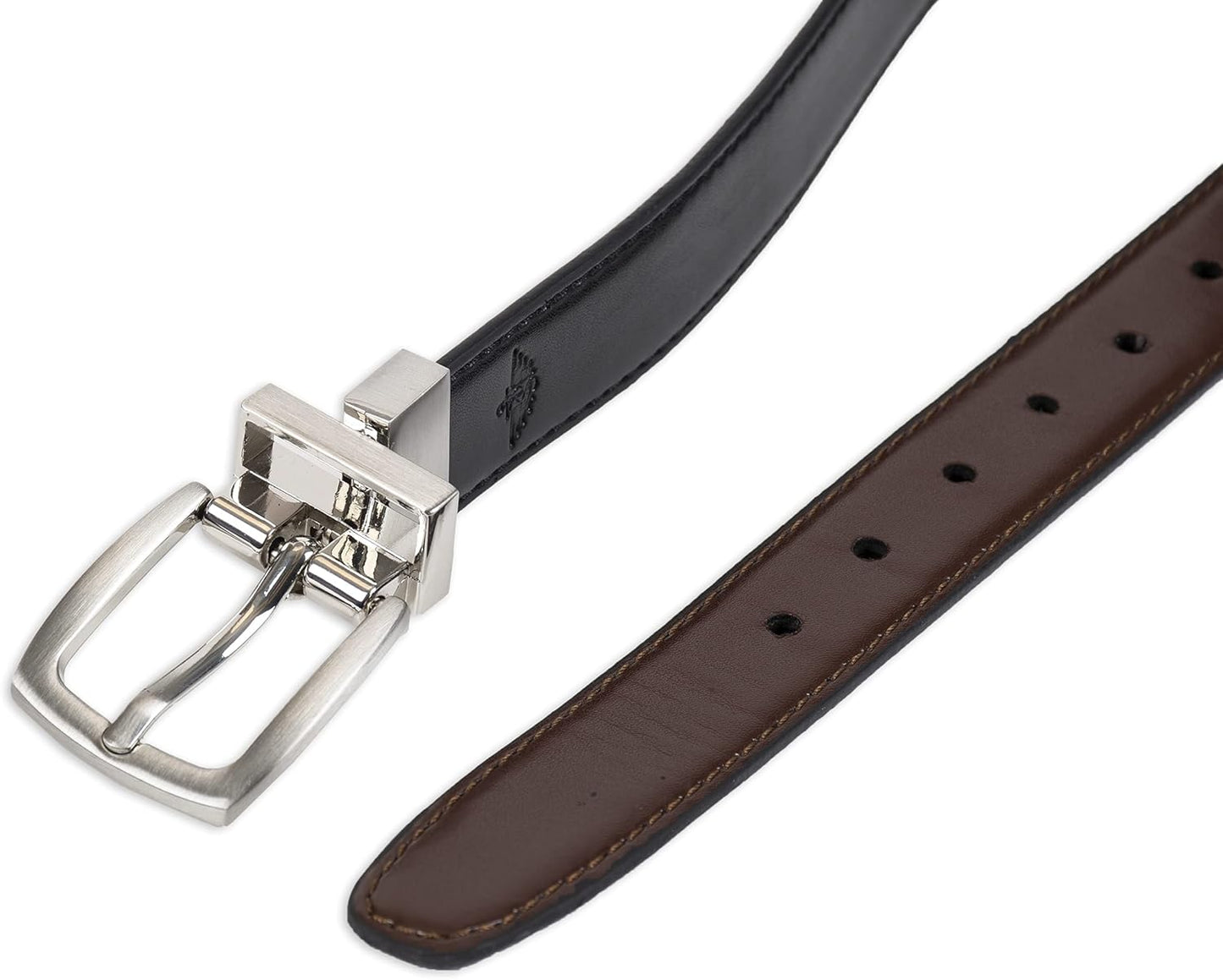 Dockers Boys’ 2-in-1 Reversible Belt – Versatile for School, Casual & Dress Wear