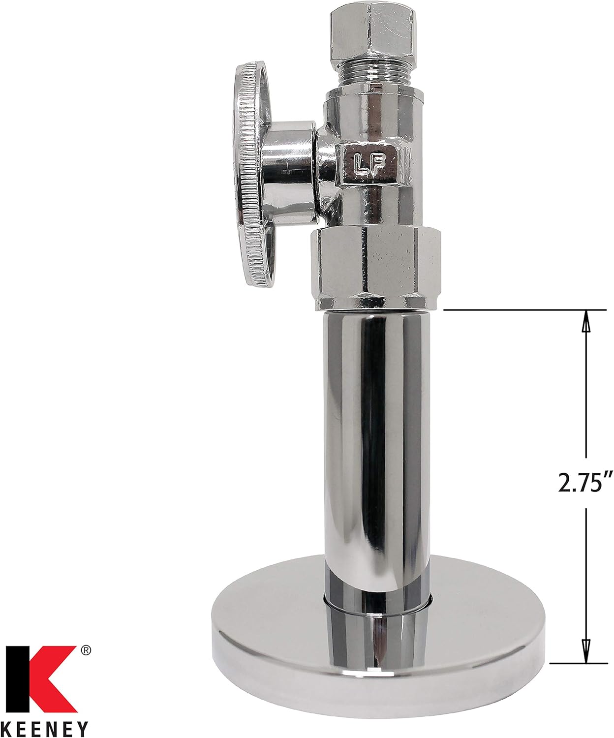 Keeney K857-30 PEX Stub-Out Support and Cover, No Size, Chrome