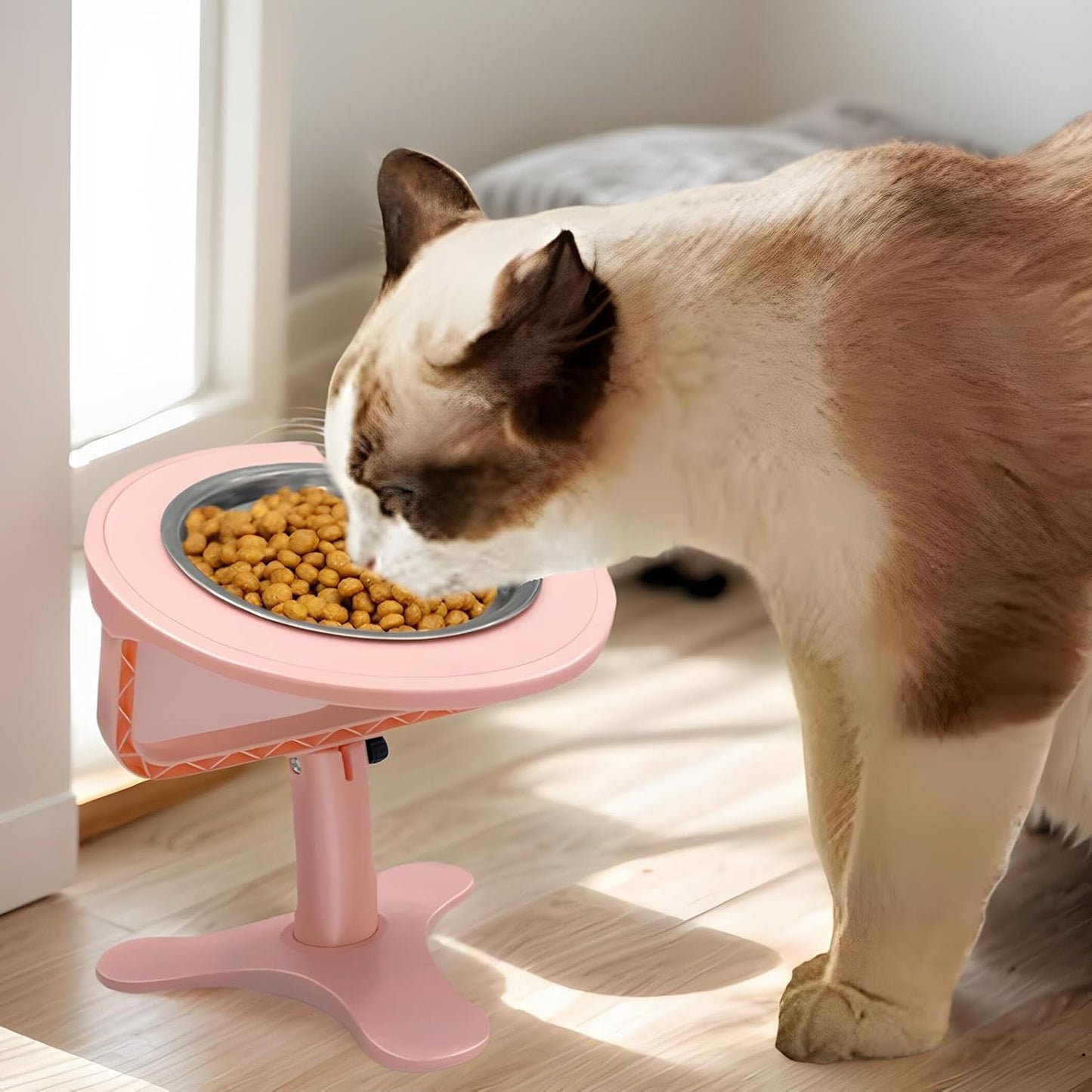 Slow Station - Dog Dish for Digestion | Anti Slip Base with Internal Obstacle Maze & Moisture Resistant Bamboo Frame for Messy Drinkers, Puppies, Flat Faced Breeds and Weight Management
