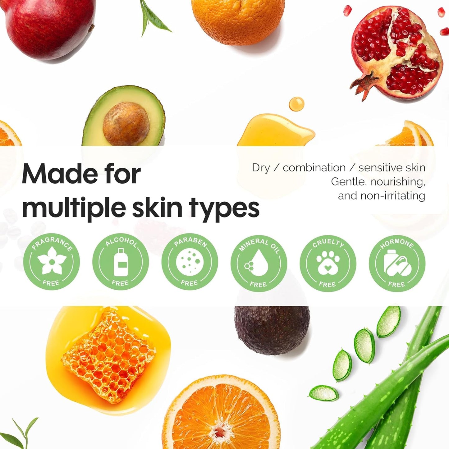 ZealSea Face Masks Skincare for Women, Variety 7Days Facial Sheet Mask Set for Deep Hydrating & Glow, Daily Self-Care Gift & Family Moment for Teens Kids Girls Birthday Party, Safe for all Skin types