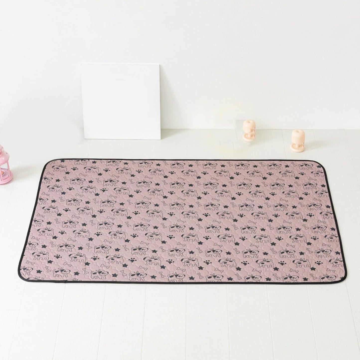 Quick Absorbing Pet Urine Mat Floor Protectors Polyester Pad Machine Washable Design Portable for Outdoor Absorbent Pet Training Pad