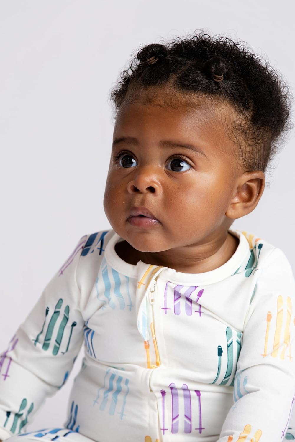 monica + andy Double Zipper One Piece, 100% Organic Baby Clothes for Girls & Boys, Unisex, Preemie, Newborn & Infant Sizes