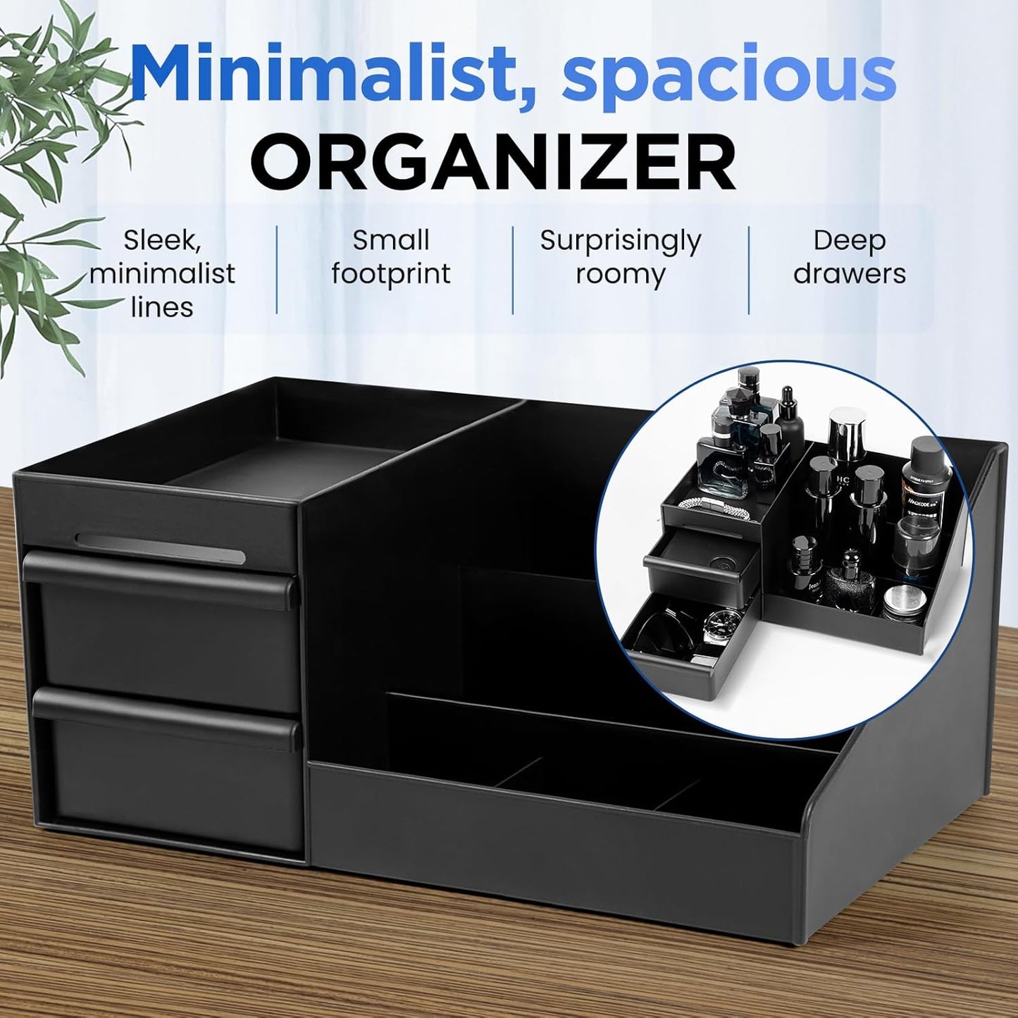 EXIN DECHEN Cologne Organizer for Men,Cologne Stand,Organizador de Perfumes,Estante Para Perfumes,Dresser Organizer Countertop,Mens Bedroom Essentials,Room Decor for Mens,Gifts for Men