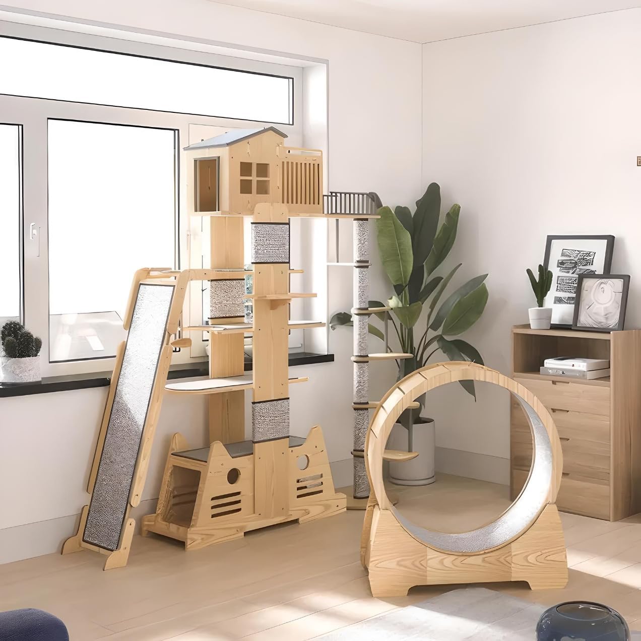 Cat Tree Tower House for Large Cats Style B