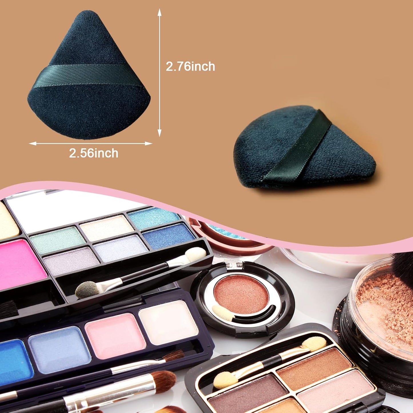 21 pcs Black Makeup Sponge Bulk:Makeup Sponges 21 Pcs for Liquid, Cream, and Powder, Multi-colored Pink make up sponges for foundation