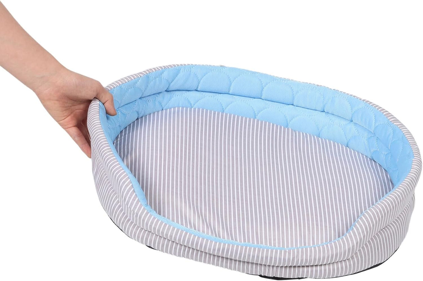 Milisten Dog Cooling Bed and Cat Sleeping Bed Washable Summer Cooling Mat Pad with Ice Gel Large Size for Indoor Outdoor Pets