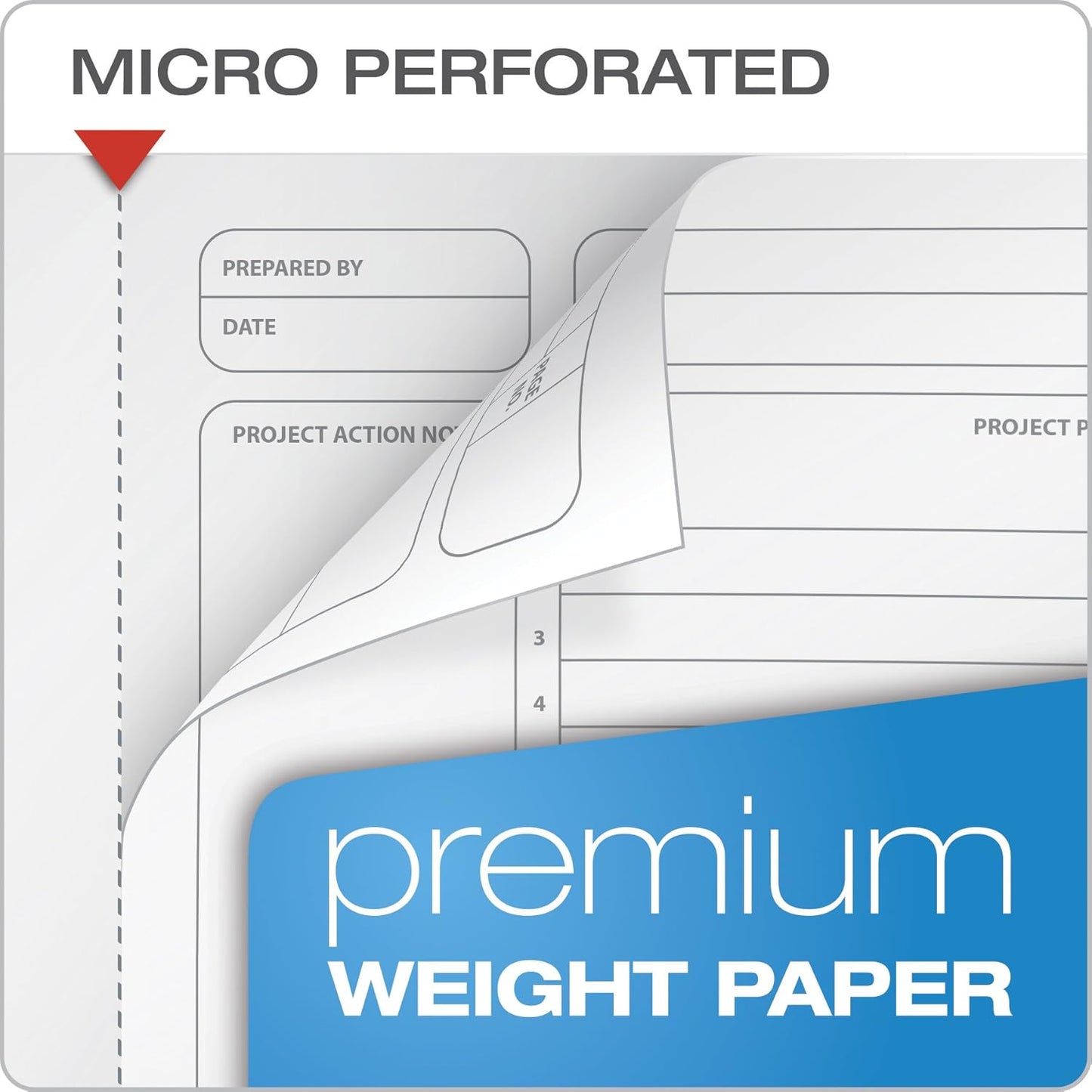 Ampad Gold Fibre Designer, Project Planner,Size 9-1/2 x 7-1/4, Asst Covers, 84 Sheets per Notebook (20-817),White
