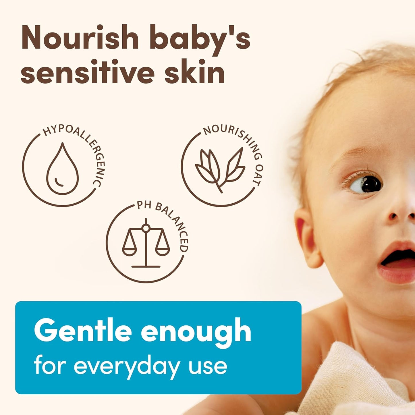 Aveeno Baby Daily Care Gift Set with Oat Extract & Prebiotic Oat, Contains Daily Moisturizing Body Lotion & Gentle 2-in-1 Baby Bath Wash & Shampoo, Hypoallergenic & Paraben-Free, Two Pack