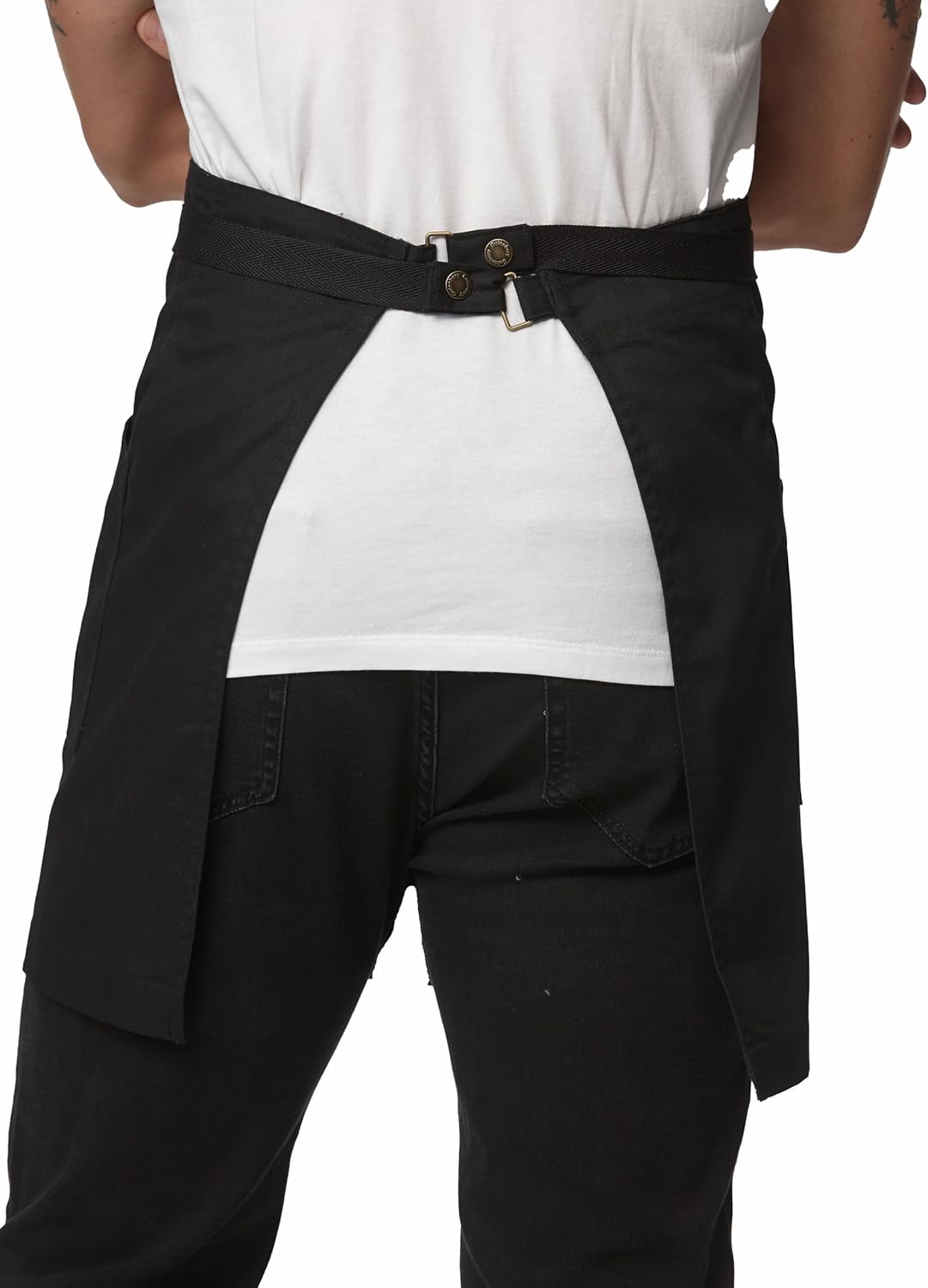 Unisex Half Bistro Apron Server Apron with Pockets Waterproof 4251BY