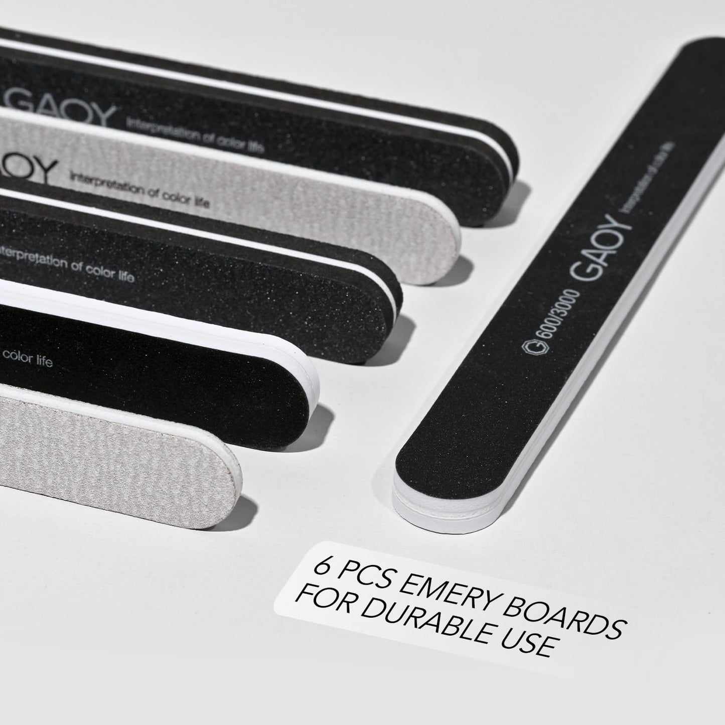 GAOY Cuticle Remover Kit, All-in-One Cuticle Trimmer and Nipper, Nail Oil and Softener, Professional Nail Care Kit with Manicure Tools Files and Buffers for Home & Salon Use