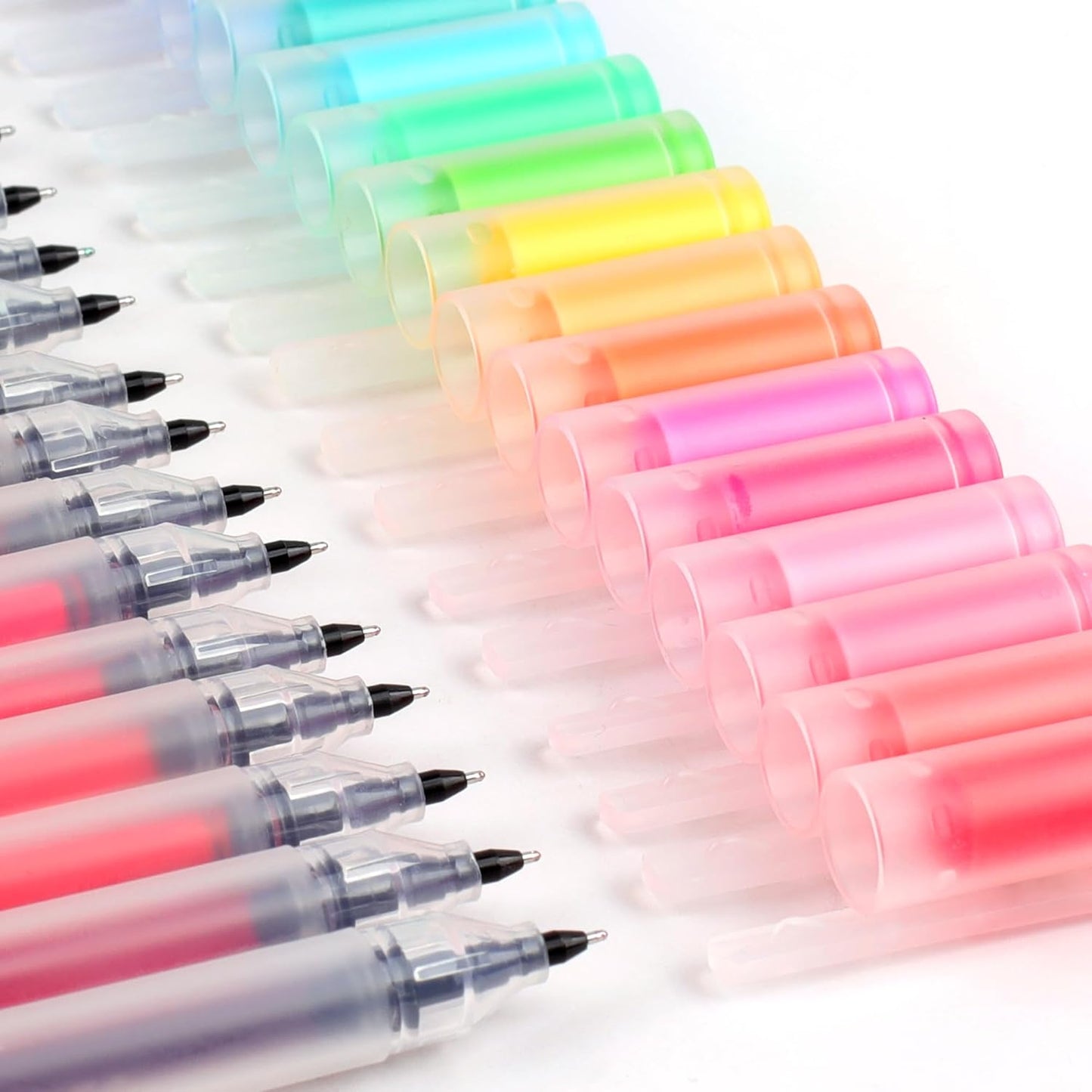 28Pcs Colored Bible Pens No Bleed Through,0.5mm Fine Point Smooth Writing Pens,Quick Drying Colored Gel Ink Pen for Journaling,Note Taking,Writing,Office School Supplies,Japanese Stationery