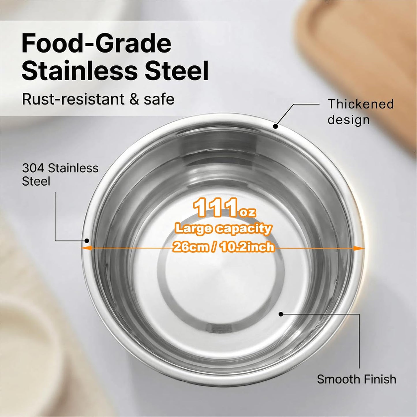 Foldable Elevated Dog Bowl Holder with 2 Large 111oz Stainless Steel Bowls, 14.5" Tall Raised Dog Bowl Stand for Large/Extra Large Breeds, Indoor and Outdoor Use