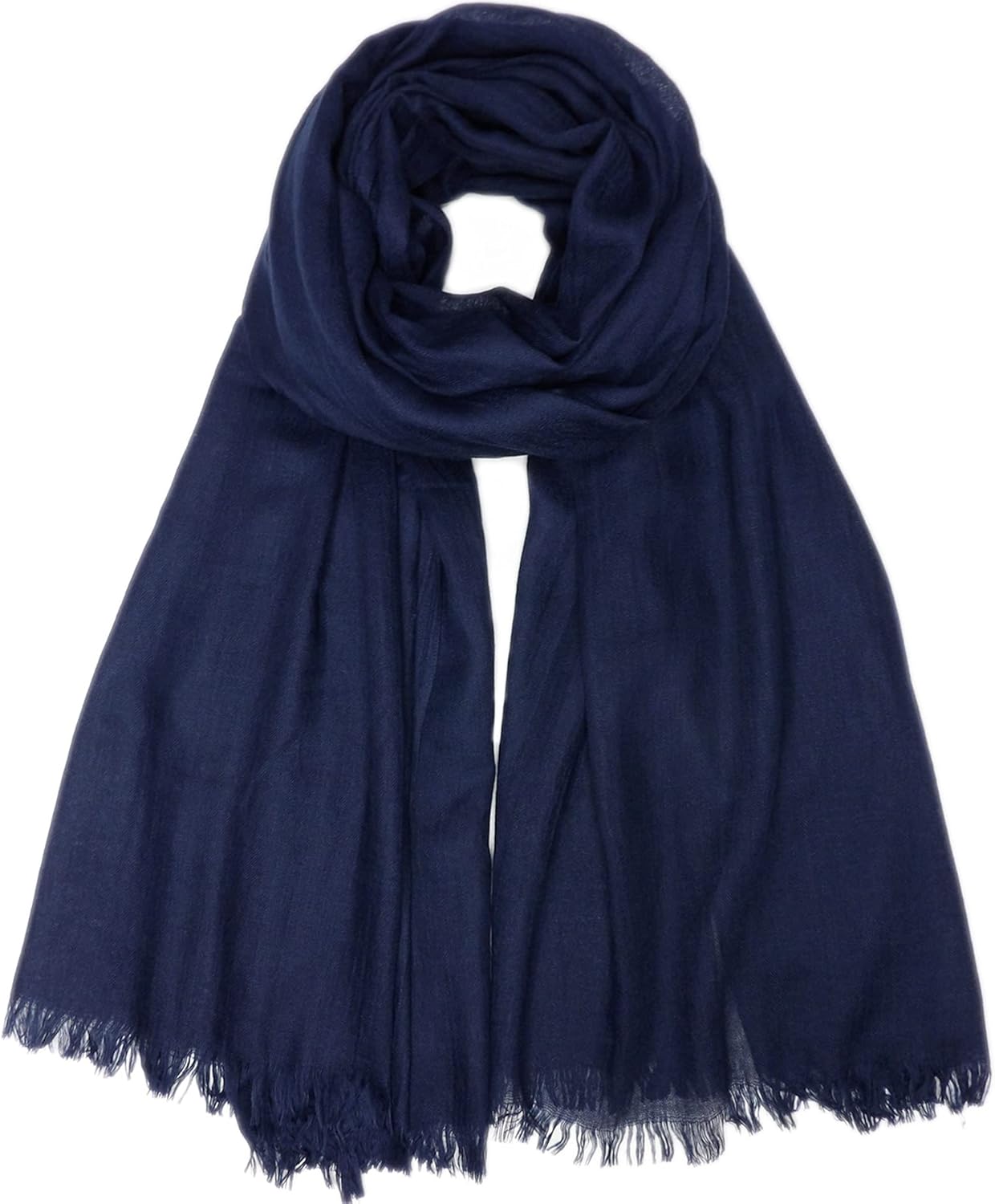 Gragengs Women Summer Scarfs Lightweight Large Long Gauze Shawl Linen Beach Wrap Plain 75”×43”