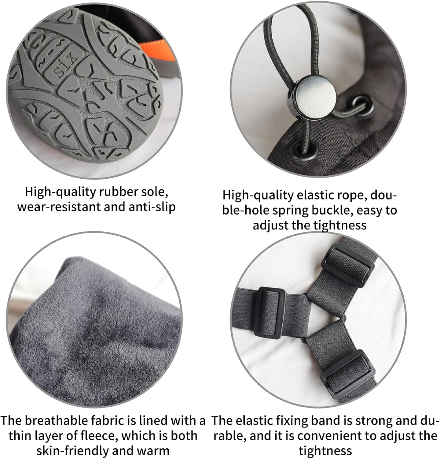 Puppy Dog Boots - Non-Slip Waterproof Footwear with Adjustable Straps | Durable Outdoor Winter Shoes with Reflective Safety Band for Cold Weather, Snow, Hiking, Walking, and Pet Adventures
