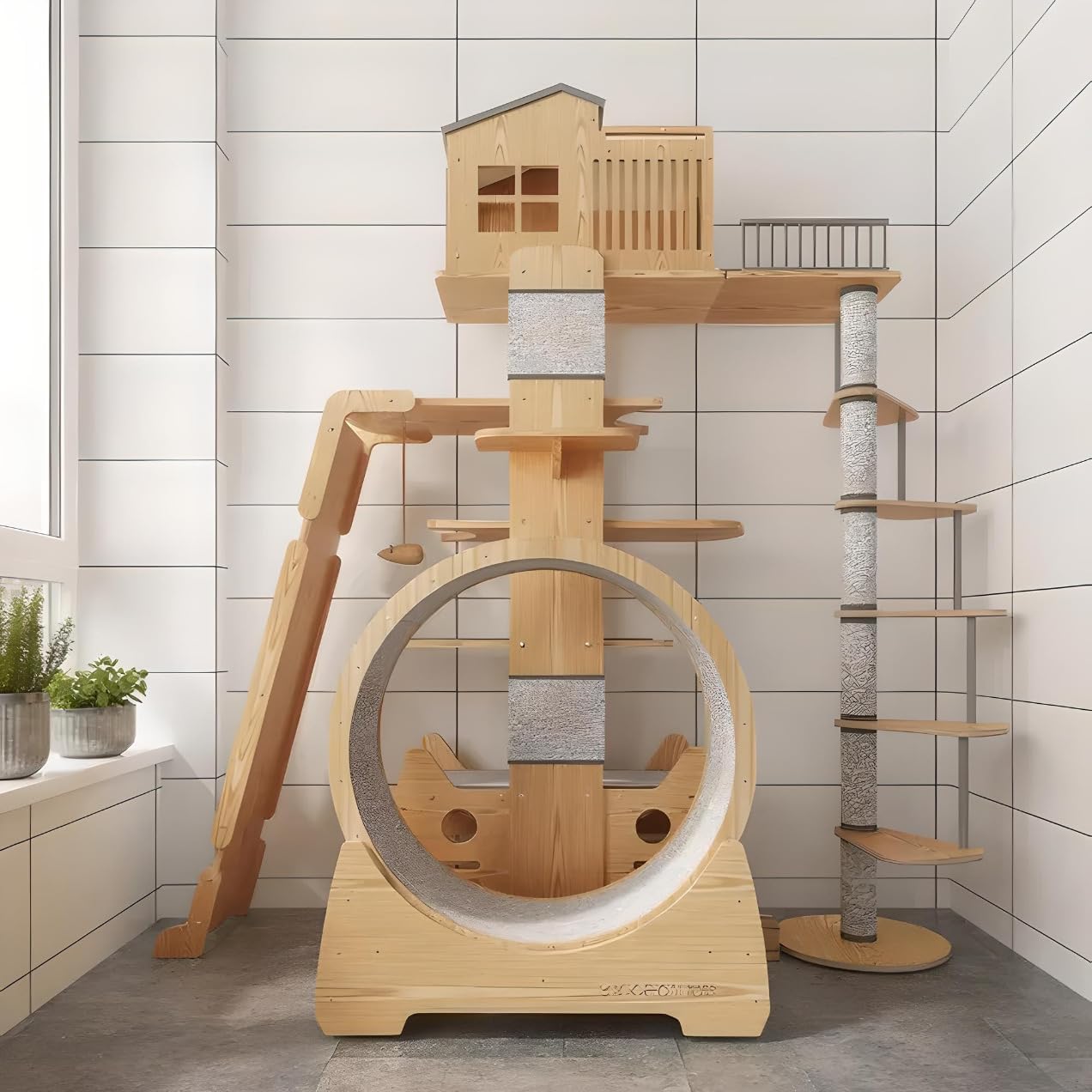 Cat Tree Tower House for Large Cats Style B