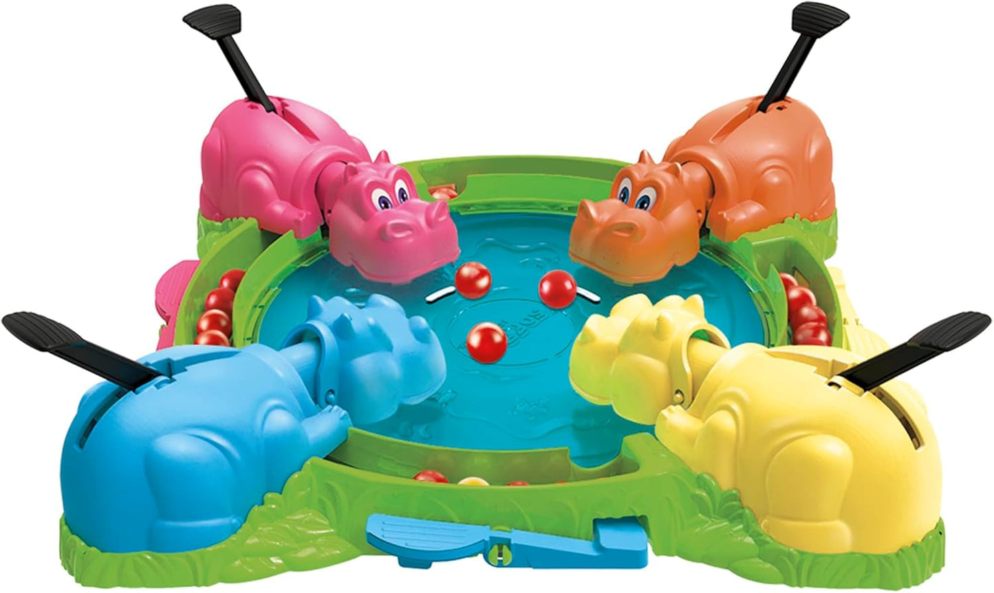 Hasbro Gaming Hungry Hungry Hippos Game for Preschoolers | Instant Marble Relaunch, Easy Set-Up & Storage| Ages 4 and Up | 2 to 4 Players | Kids Games