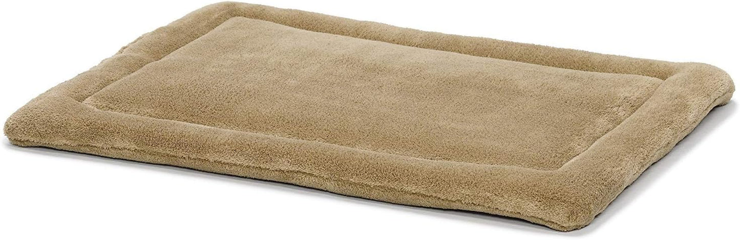 MidWest Homes for Pets XS QuietTime Taupe Micro Terry Pet Bed, Ultra-Soft & Cushioned Crate Pad for 22-inch Crates, Machine Washable, for Small Dogs & Cats
