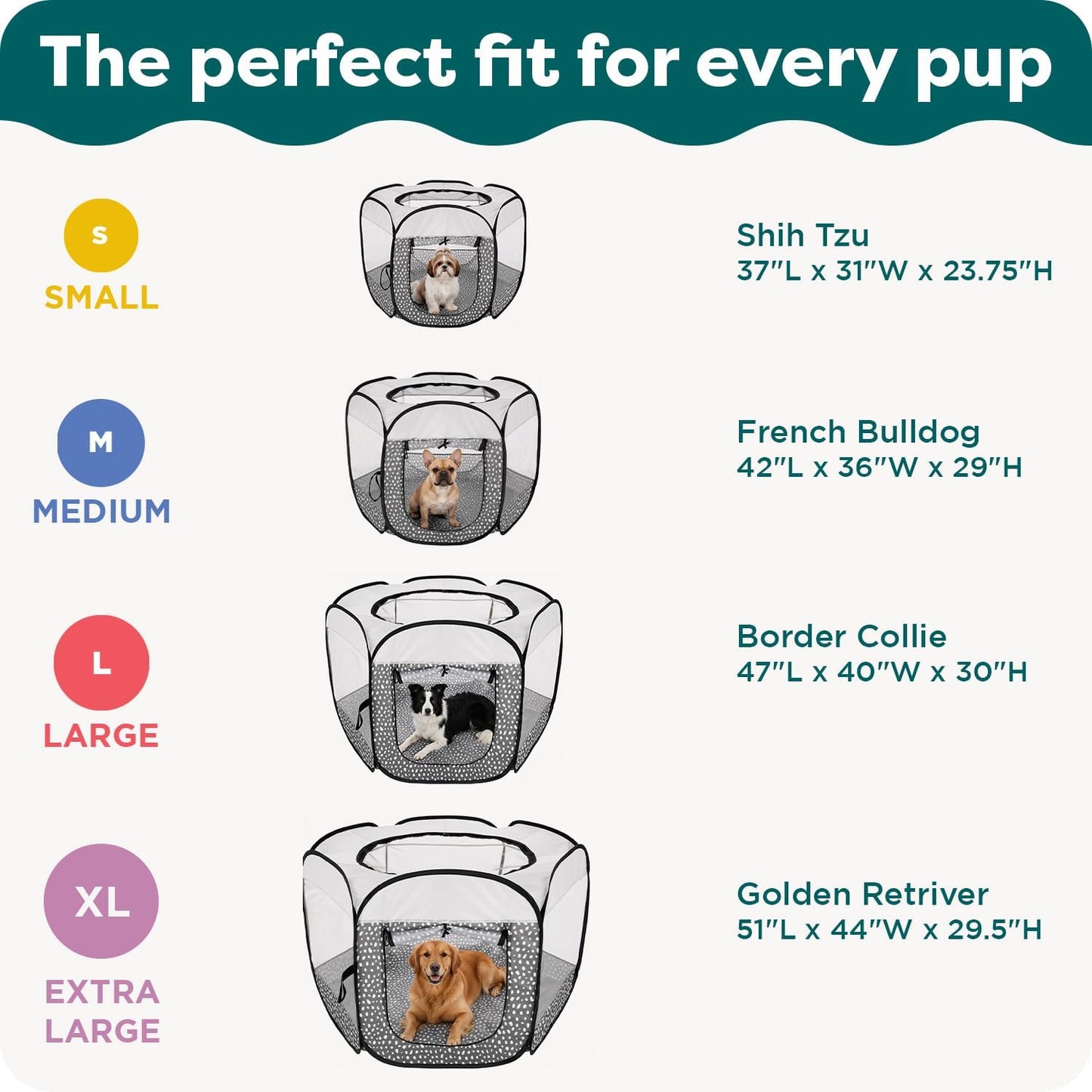 FurHaven Portable Pet Playpen for Dogs & Cats, Extra Large Indoor Kitten Playpen with Mesh Sides, Foldable Dog Playpen for Large Dogs, Pop Up Travel Dog Pen, X-Large, Sailor Blue