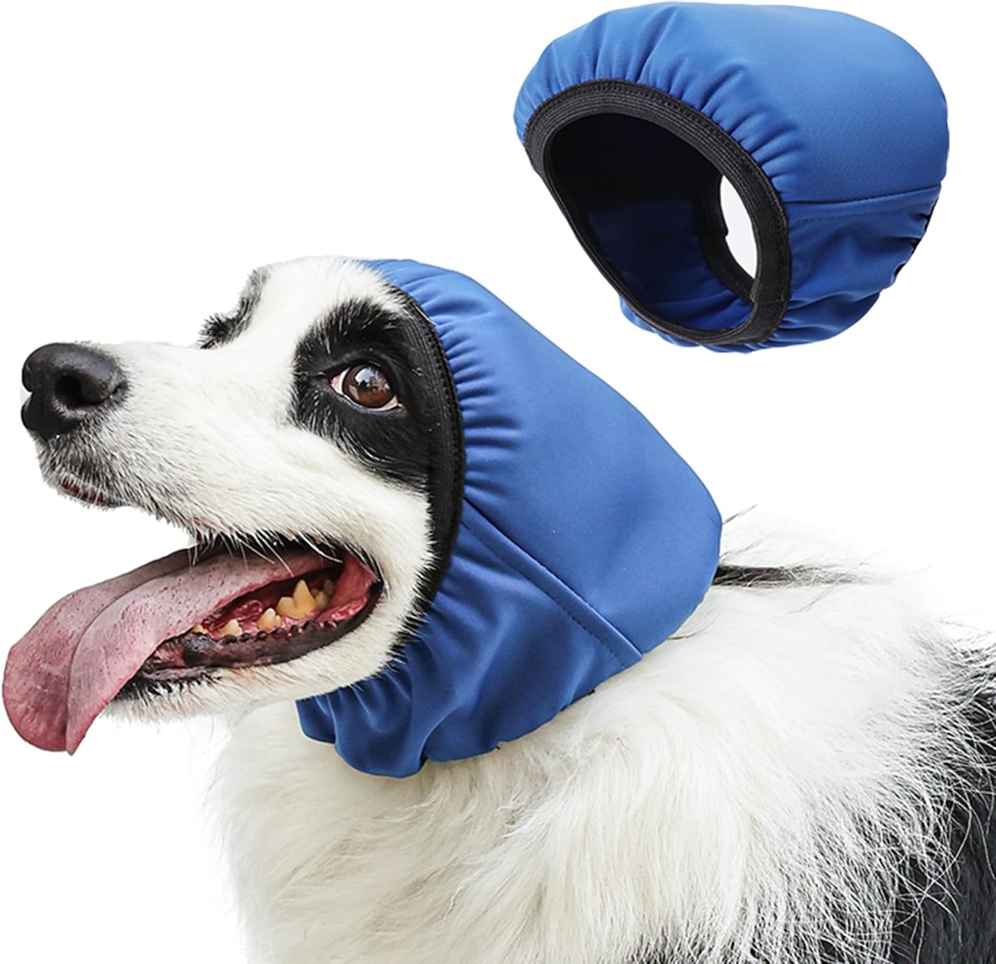 Pet Ear Protection Muffs for Dogs and Cats, Noise Reducing & Water Resistant Dog Ear Covers for Bathing and Calming (M)