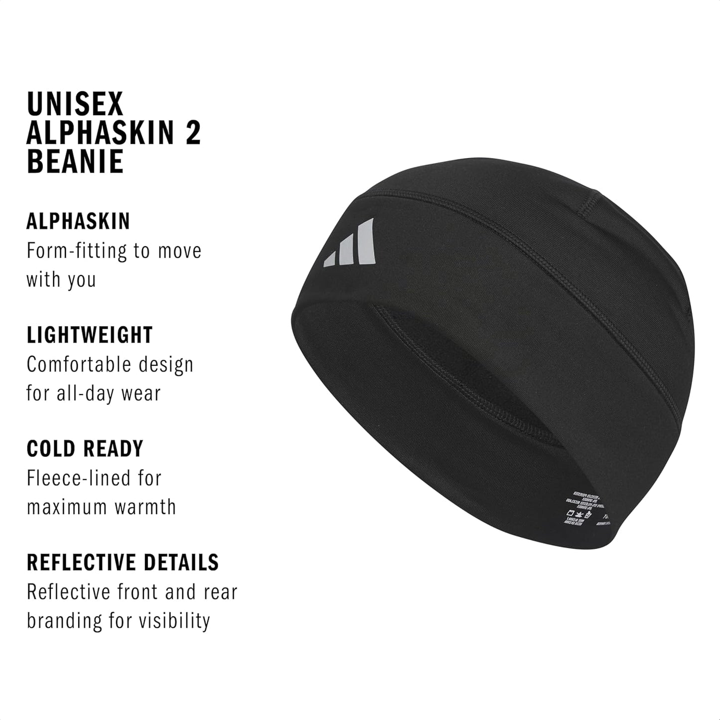 Adidas Unisex Alphaskin Beanie – Performance Workout Skull Cap