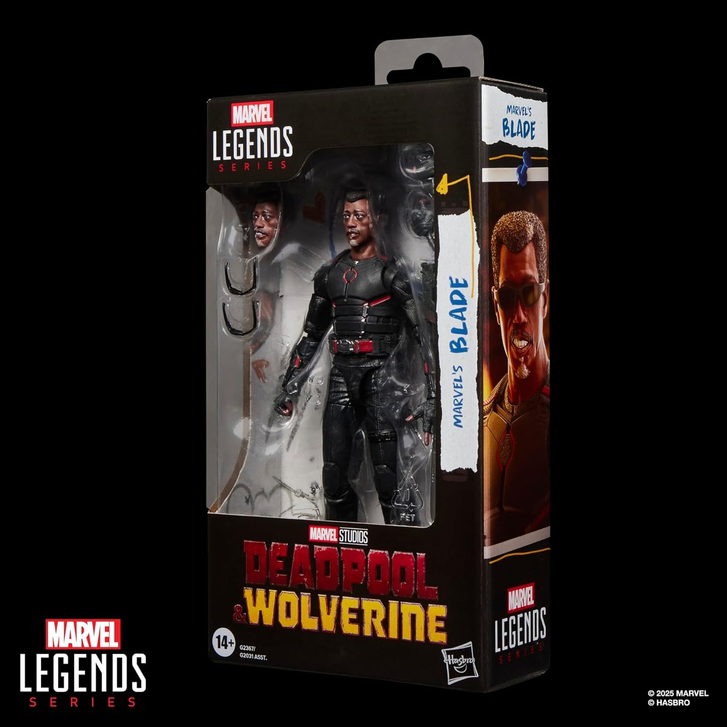Marvel Legends Series Marvel's Blade, Marvel Studios' Deadpool & Wolverine Movie Collectible 6-Inch Action Figure Gift