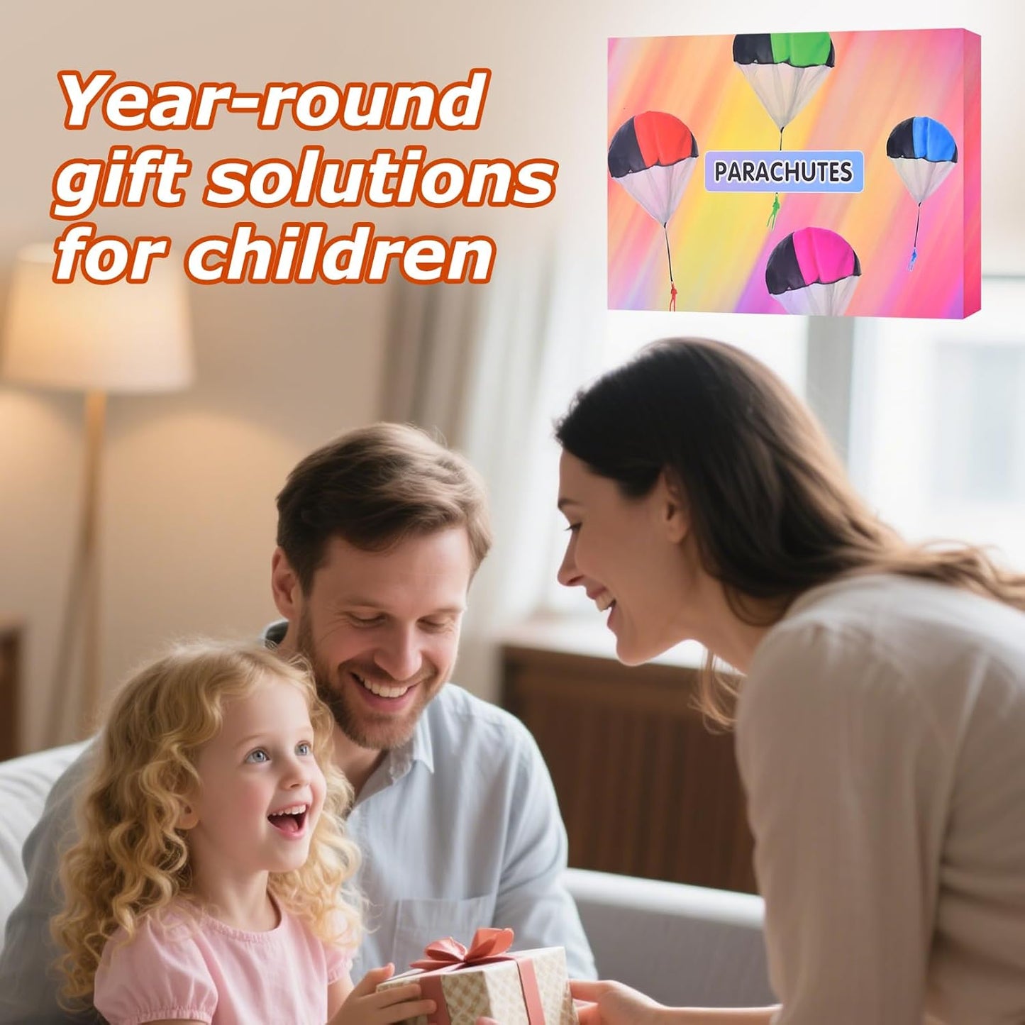 Easter Basket Stuffers Parachute Toys for Kids: Christmas Stocking Stuffers for Kids Outdoor Toys, Birthday for Teenagers 3 4 5 6 7 8 9 10 11 12 Year Old, Tangle Free Flying Boys Idea Valentines Day