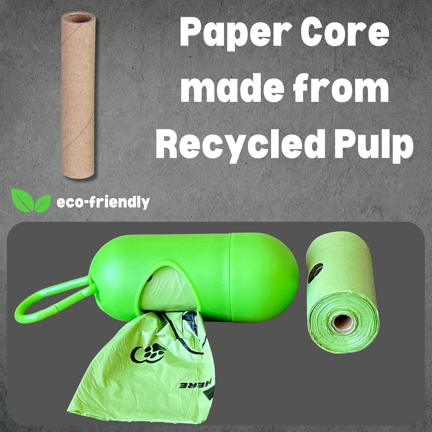 Biodegradable Dog Poop Bags with Dispenser (576 Bags) Eco-friendly doggy poop Pickup Bags 32 Refill Rolls Eco Dog Waste Bags Cat Litter Clamps & Poop Bags (32 Rolls, Uscented)