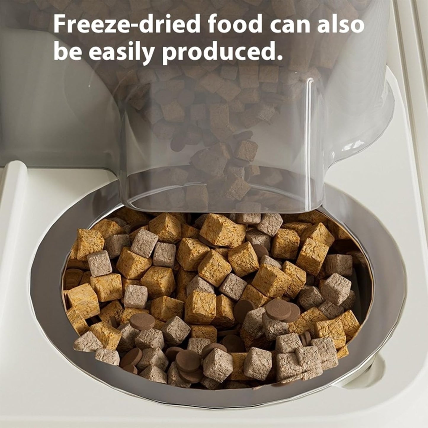 Space-Saving Elevated Dog Feeder with Integrated Water Bottle Removable Anti-Slip Dish Leak-Resistant Anti Spill Pet Food Bowl with Water Fountains