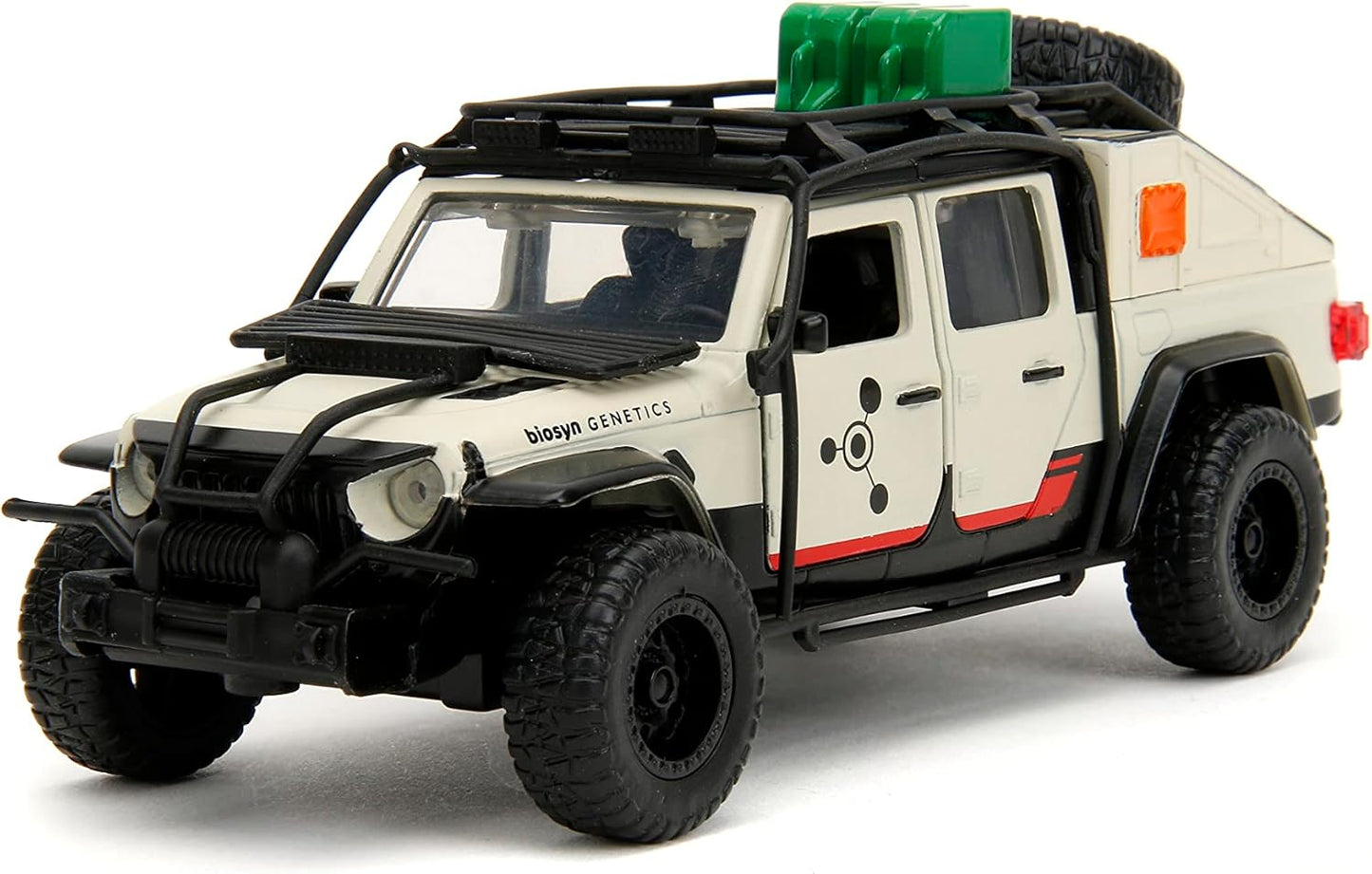 Jada Jurassic World Dominion 1:32 Jeep Gladiator Die-Cast Car, Toys for Kids and Adults