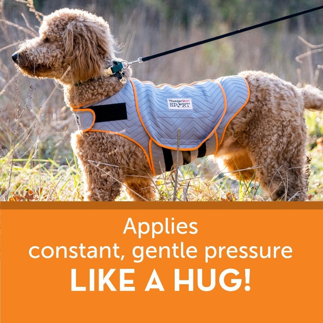ThunderShirt for Dogs, Large, Platinum Sport - Dog Anxiety Relief Calming Vest