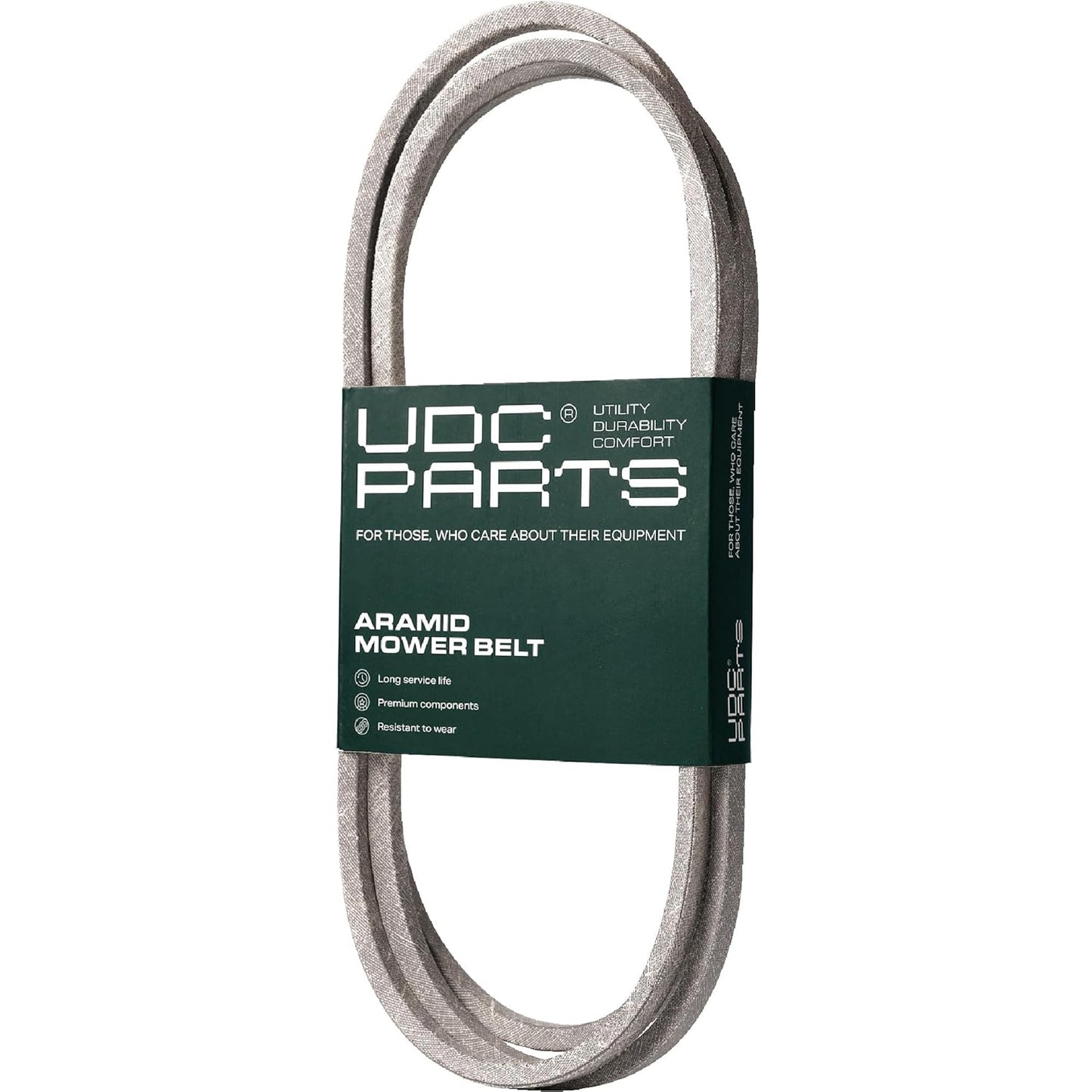 UDC Parts GX20072 Deck Belt Replacement for John Deere 42 Inch D105 E100 D110 S100 D100 D120 D125 D130 L100 L110 E110 E120 E130 LA100 LA105 LA110 LA115 LA120 LA125 LA135 S110 S120 GY20570/ 103.7 inch