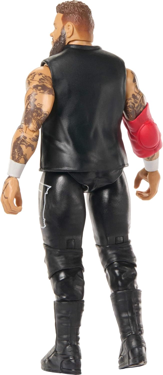 Mattel WWE Kevin Owens Action Figure, Main Event Series #163, 6-inch Collectible Superstar with 14 Articulation Points & Life-Like Look