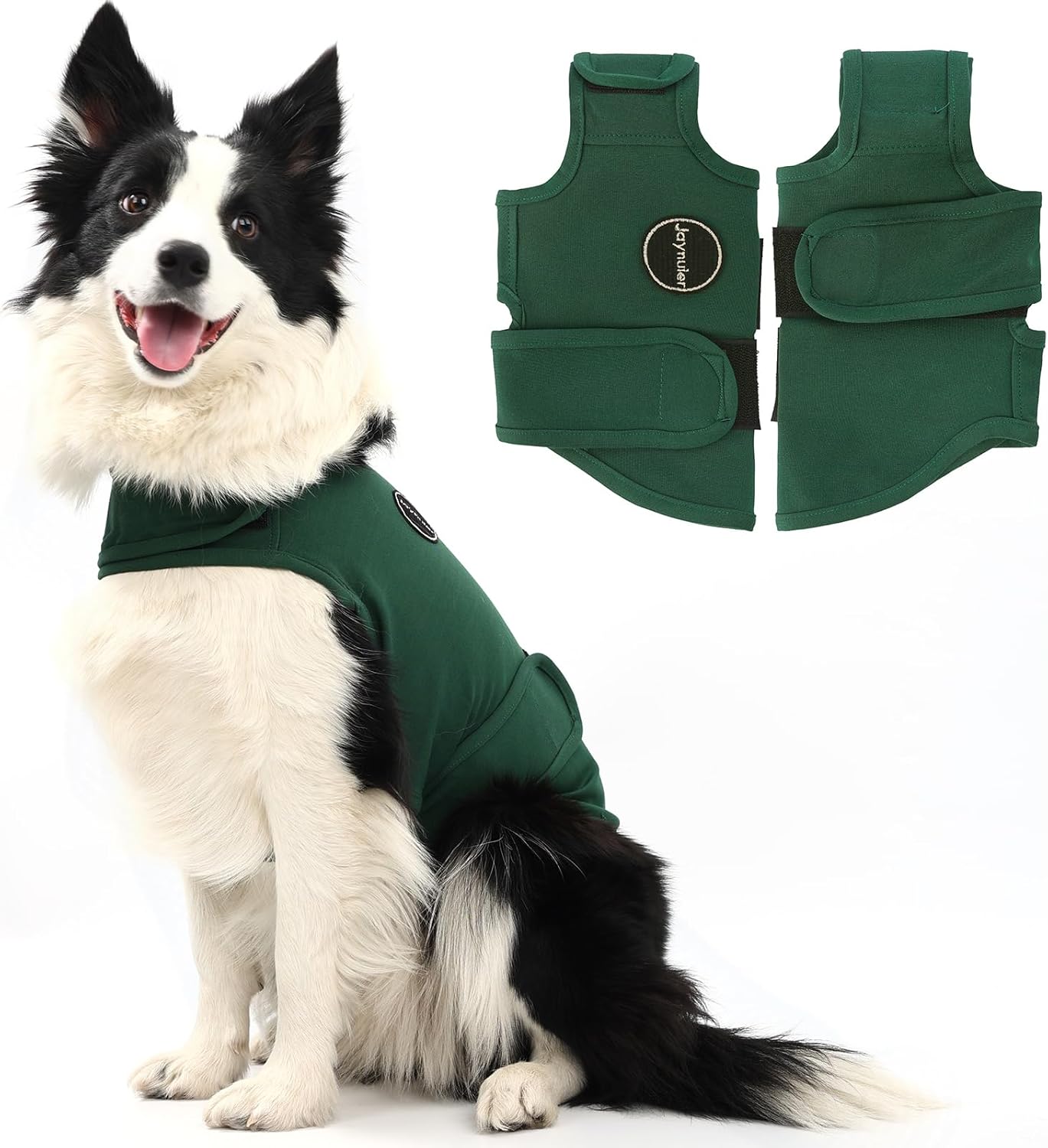 Dog Anxiety Relief Calming Vest, Dog Anxiety Jacket, Skin-Friendly Thunder Jacket