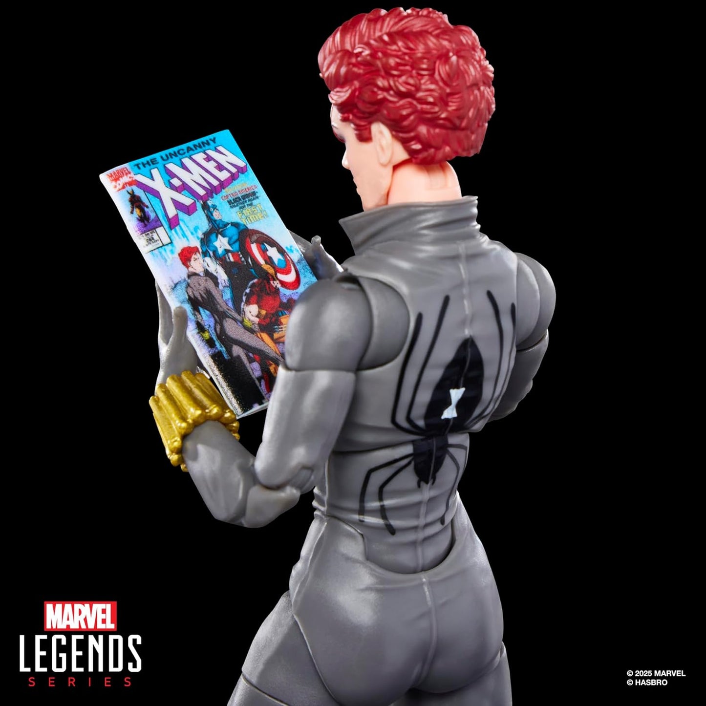 Marvel Legends Series Black Widow, Uncanny X-Men #268 (1990) and Avengers Comics-Inspired 6-Inch Scale Action Figure with Character-Sized Comic Accessory