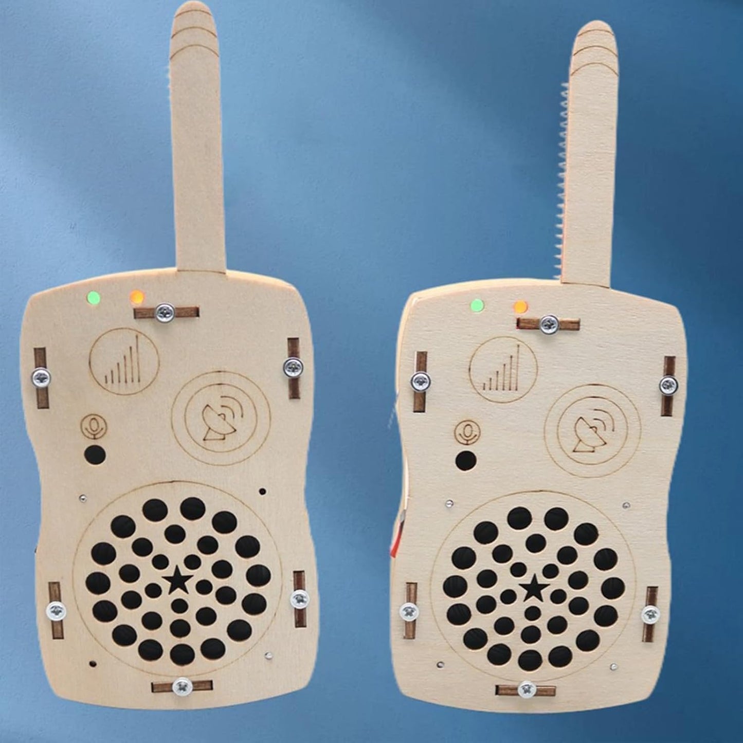 STEM Toys for Age 6-8-13 Crafts Kits Building Your Own Walkie Talkies for Kids Easter Basket Stuffers Gifts for 6 7 8 9 10 11 12 13 14+ Years Old Boys Girls Teens Engineering DIY Electronics
